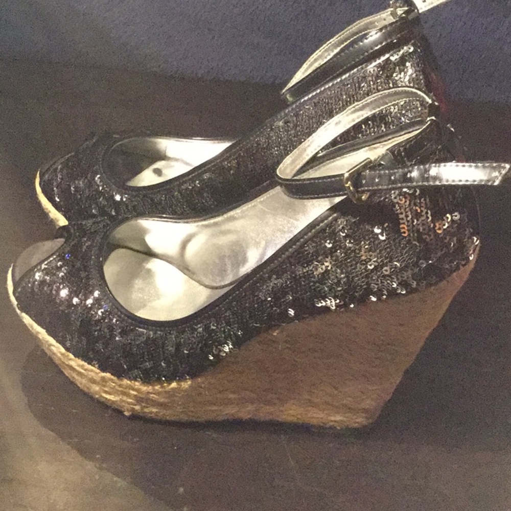 Wedge Espadrille / Sequin Sandal